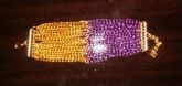 Pulseira bracelete duas cores